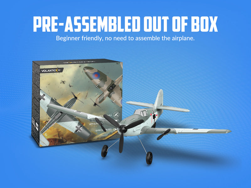 VOLANTEXRC BF109 (RTF) 3CH 400mm pour débutants (15.7'') 76206