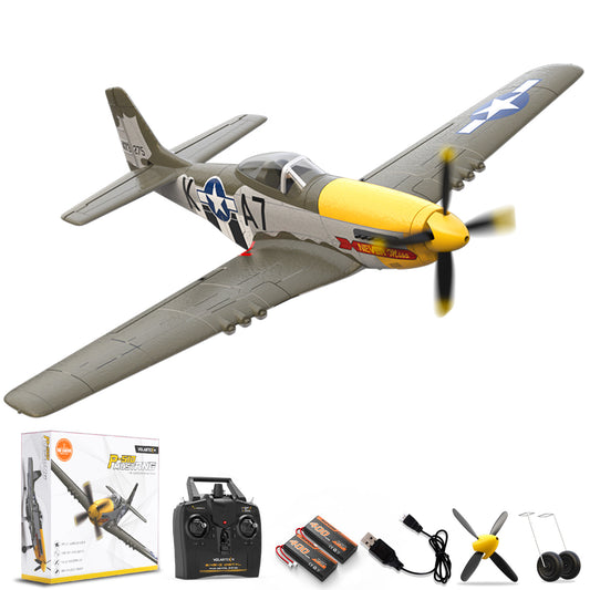 Volantexrc 500 mm Mustang P51 sans balais avec stabilisateur gyro 76802
