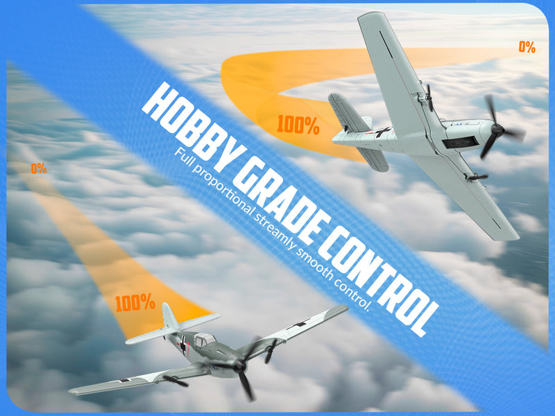 VOLANTEXRC BF109 (RTF) 3CH 400mm pour débutants (15.7'') 76206