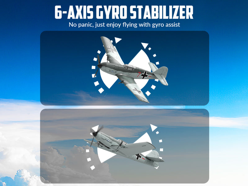 VOLANTEXRC BF109 (RTF) 3CH 400mm pour débutants (15.7'') 76206