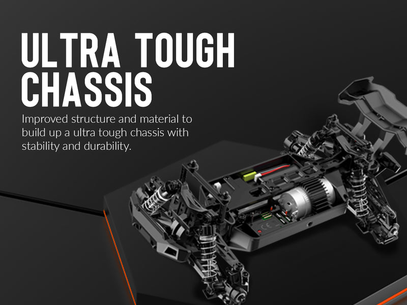 RACENT 1:16 Tornado 30MPH High Speed 4WD 2.4 GHz RC Monster Truck (785-7)