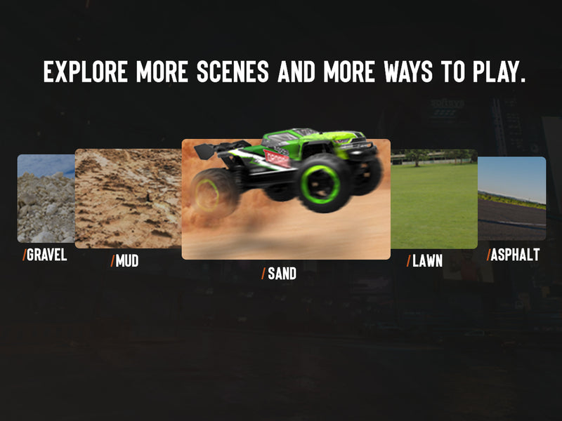 RACENT 1:16 Tornado 30MPH High Speed 4WD 2.4 GHz RC Monster Truck (785-7)
