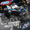 STEMTRON Amphibious Remote Control Car 1:20 All Terrain Off-Road Waterproof RC Monster Truck(Blue)-EXHOBBY LIMITED.