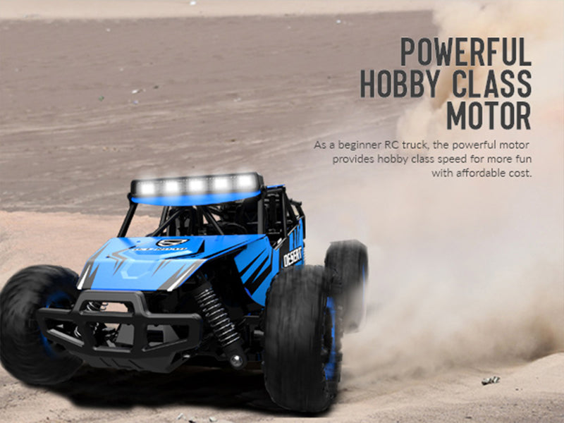 Racent Racer Rock Crawler Desert Racer télécommandé tout-terrain à l'échelle 1:16