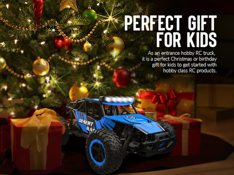 Racent Racer Rock Crawler Desert Racer télécommandé tout-terrain à l'échelle 1:16
