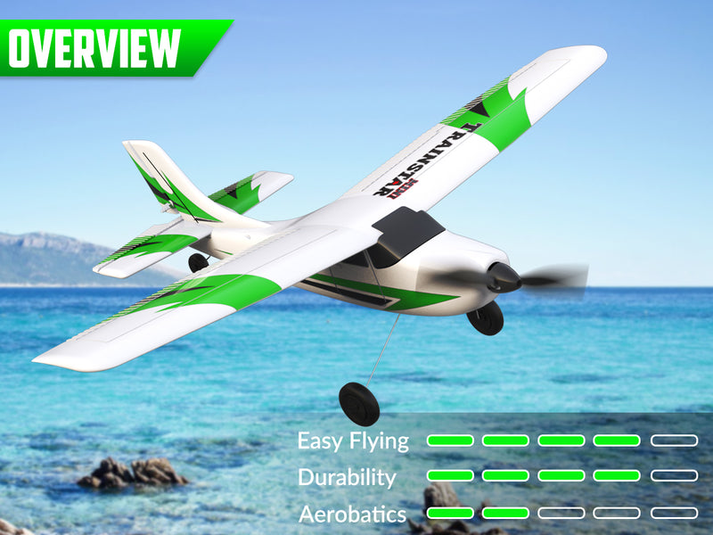 VOLANTEXRC Trainstar Mini (RTF) 3CH 400mm for Beginners (15.7'') 76101 Green