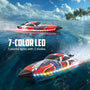 VOLANTEXRC Brushless 35+MPH Fast Remote Control Boat for Lakes RED (79706)