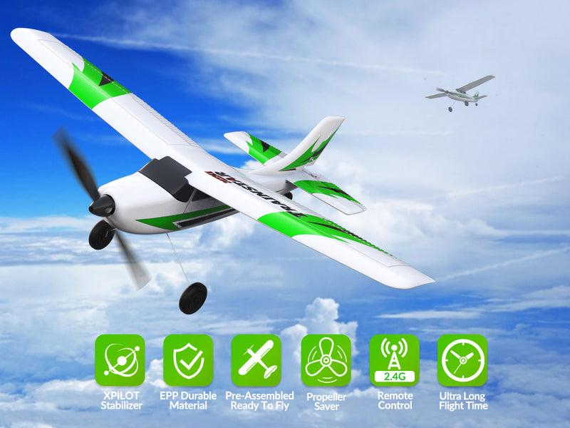 VOLANTEXRC Trainstar Mini (RTF) 3CH 400mm for Beginners (15.7'') 76101 Green