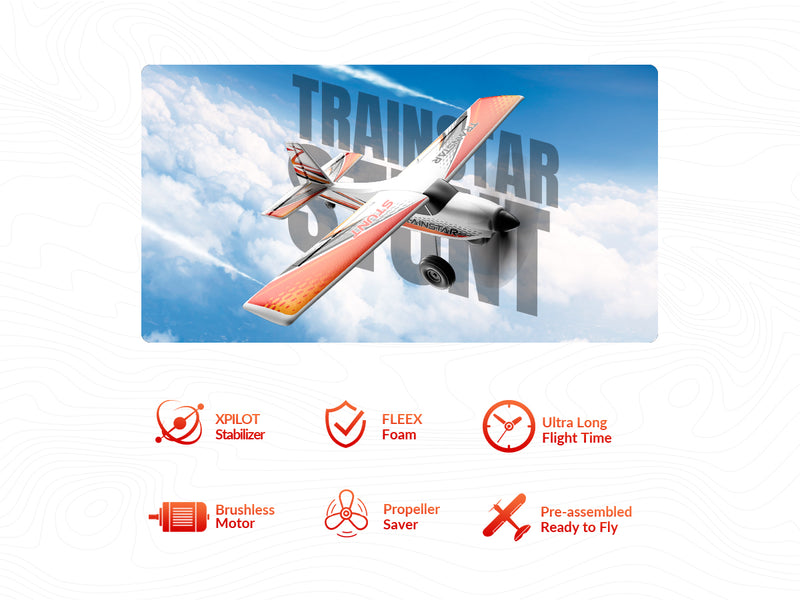 Volantexrc 500mm Trainstar Stunt sans pinceau avec moteur de mise à jour 76804