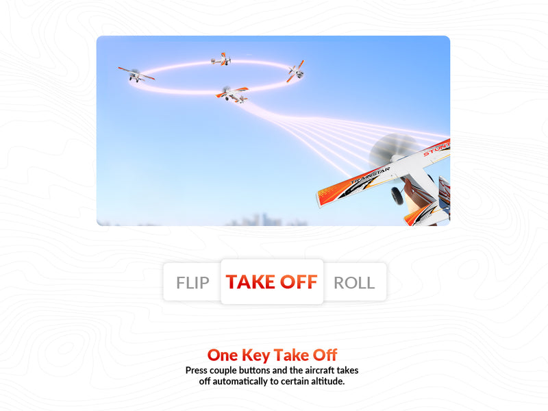 Volantexrc 500mm Trainstar Stunt sans pinceau avec moteur de mise à jour 76804