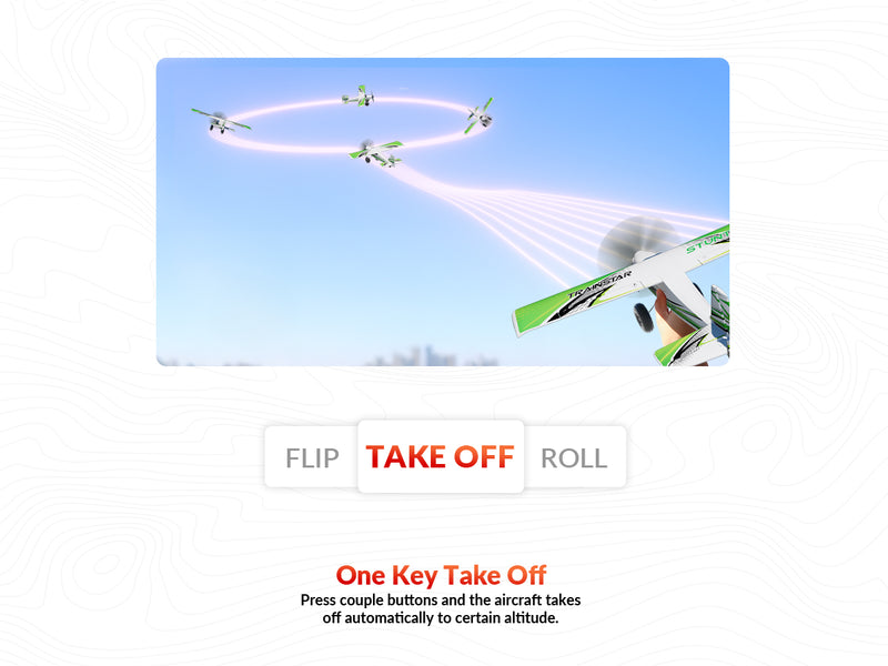 VOLANTEXRC 500MM TrainStar STUNT Brushless with update motor 76804-Green