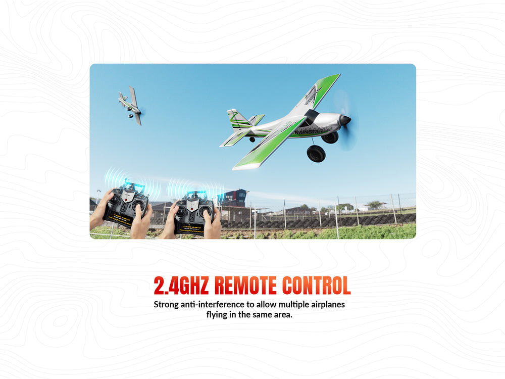 VOLANTEXRC 500MM TrainStar STUNT Brushless with update motor 76804-Green