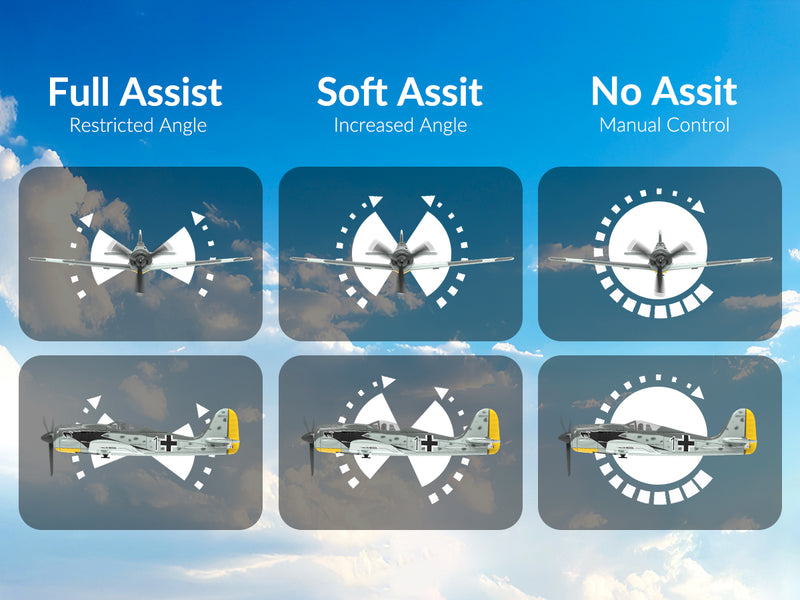 VOLANTEXRC FW190 (RTF) 4 canaux 400 mm avec 3 modes (15,7'') 76117