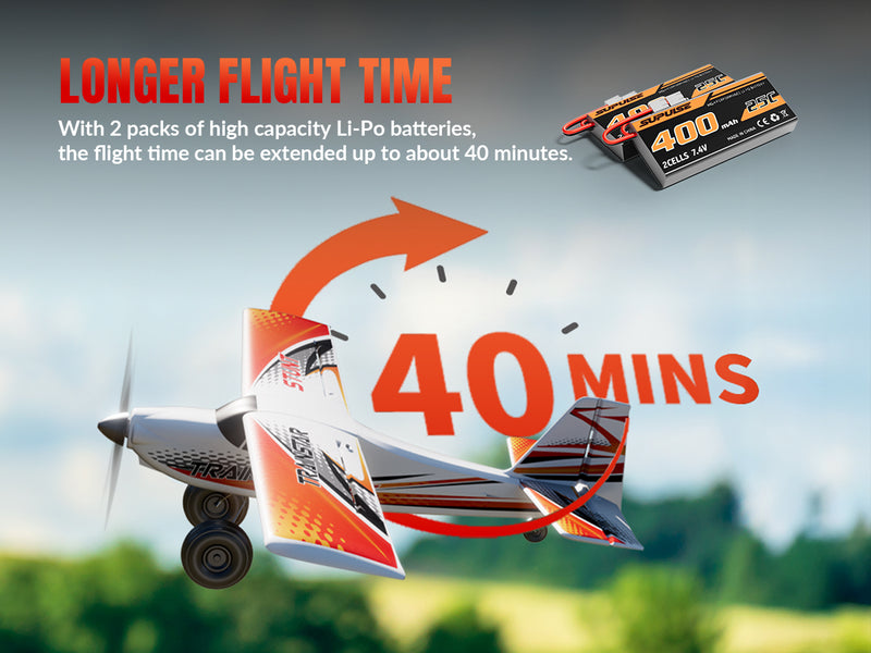 Volantexrc 500mm Trainstar Stunt sans pinceau avec moteur de mise à jour 76804