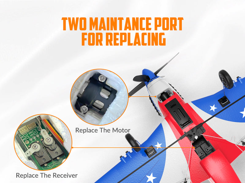 Volantexrc Miss America (RTF) 4CH 400mm pour débutant (15,7 '') 76105