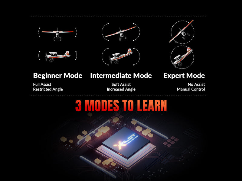 Volantexrc 500mm Trainstar Stunt sans pinceau avec moteur de mise à jour 76804