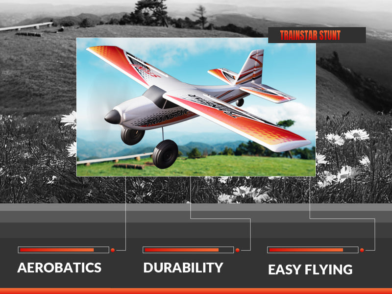 Volantexrc 500mm Trainstar Stunt sans pinceau avec moteur de mise à jour 76804