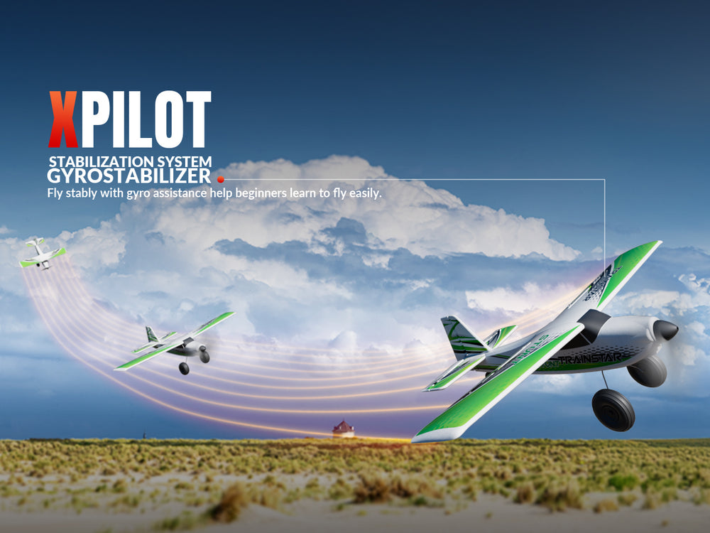 VOLANTEXRC 500MM TrainStar STUNT Brushless with update motor 76804-Green