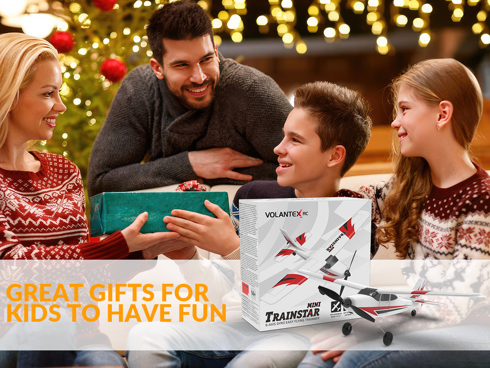 VOLANTEXRC Trainstar Mini (RTF) 3CH 400mm for Beginners (15.7'') 76101 RED