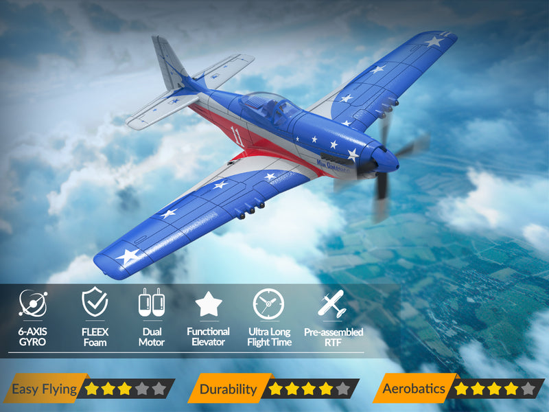 Volantexrc Miss America (RTF) 4CH 400mm pour débutant (15,7 '') 76105