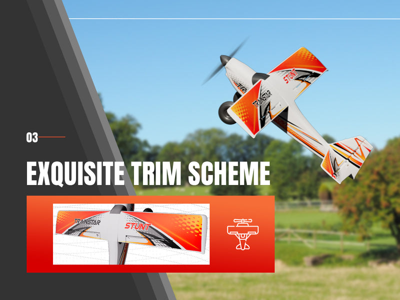 Volantexrc 500mm Trainstar Stunt sans pinceau avec moteur de mise à jour 76804