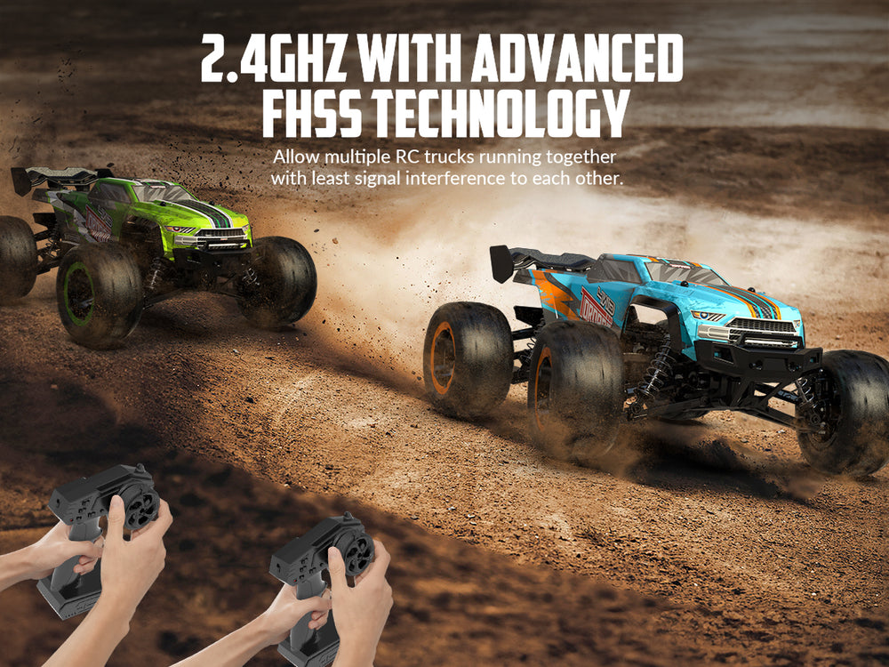 RACENT Blue Tornado 1/16 4WD Off Road RC Car 30MPH