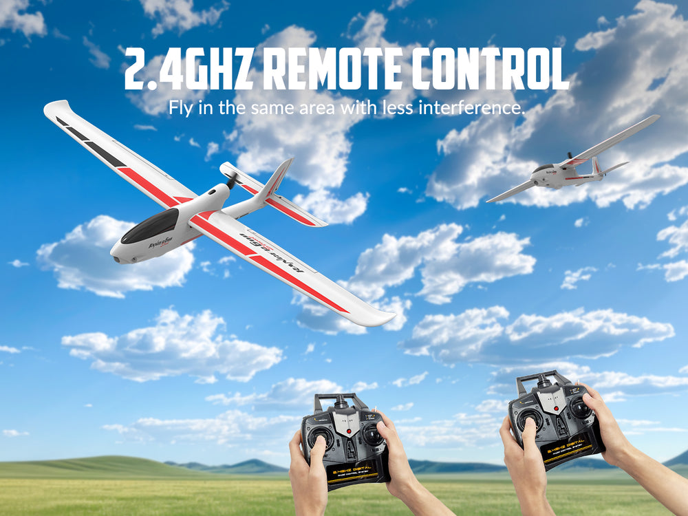 VolantexRC Ranger 600S Beginner RC Glider RTF - 4CH Stunt Plane with XPilot Stabilization