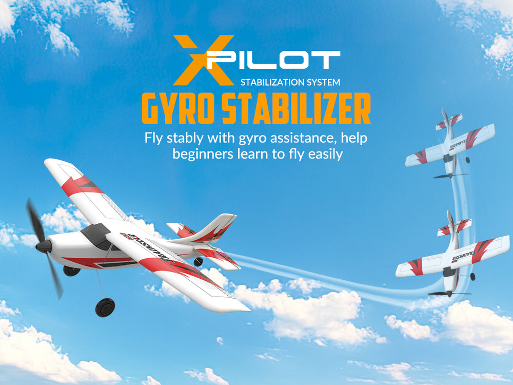 VOLANTEXRC Trainstar Mini (RTF) 3CH 400mm for Beginners (15.7'') 76101 RED