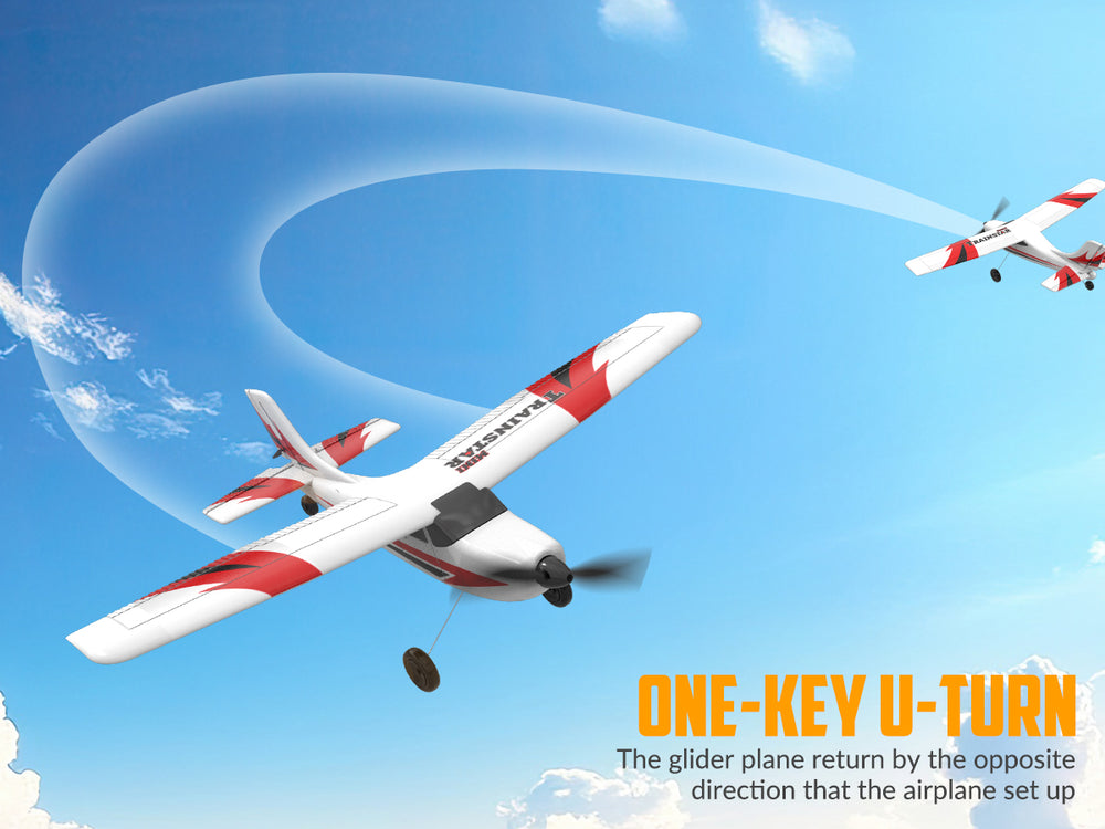 VOLANTEXRC Trainstar Mini (RTF) 3CH 400mm for Beginners (15.7'') 76101 RED