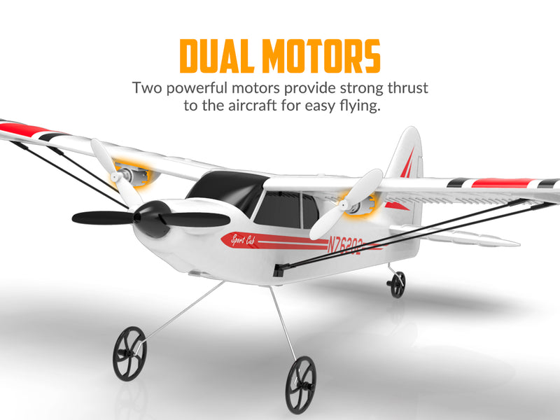 VOLANTEXRC Sport Cub (RTF) 2CH 400mm for Beginners Gyro (15.7'') 76202