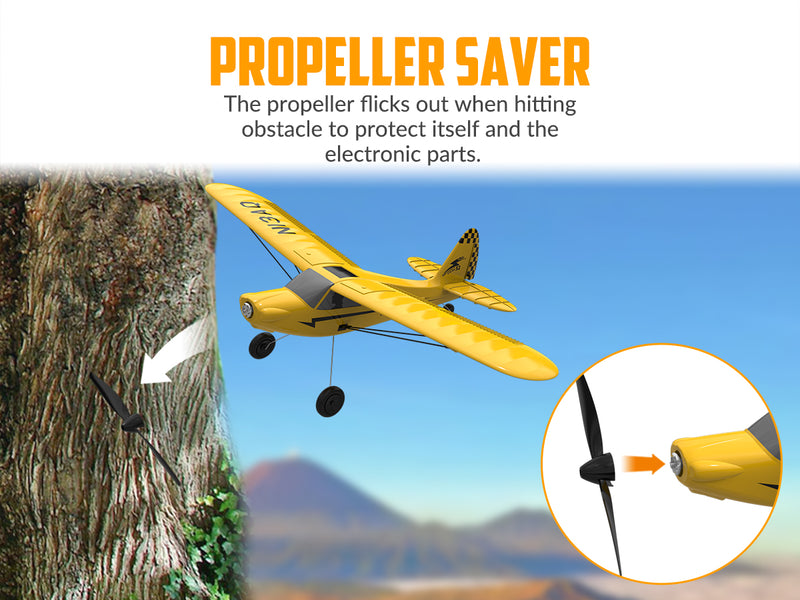 VOLANTEXRC Sport Cub (RTF) 3CH 400mm pour débutants (15.7'') 76114