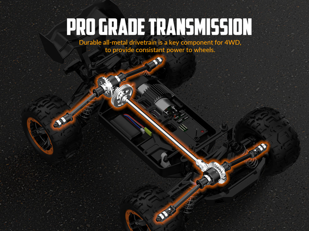 RACENT Blue Tornado 1/16 4WD Off Road RC Car 30MPH