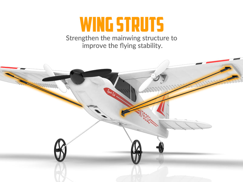 VOLANTEXRC Sport Cub (RTF) 2CH 400mm for Beginners Gyro (15.7'') 76202