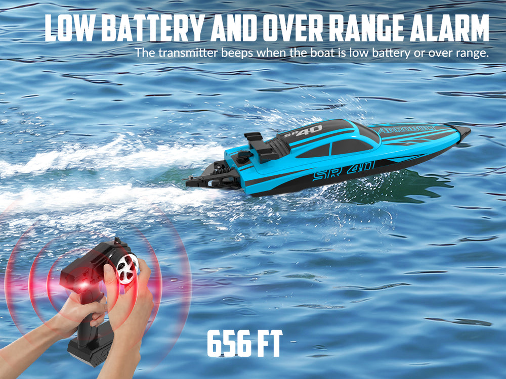 VOLANTEXRC Arrobolt SR40 Brushless 30+MPH Fast RC Boat (797-5)