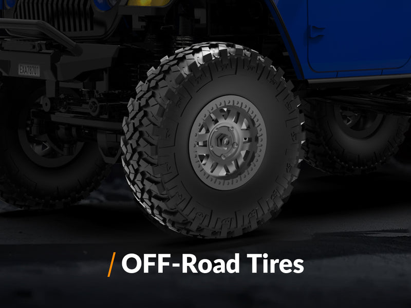 RACENT 1/24 Crawler RC Monster Truck Escalade avec lumière LED (787-1 Blanc)