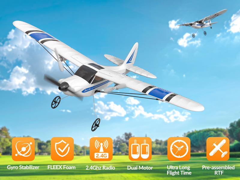 EXHOBBY Sport Cub 2channels Beginners Easy Fly 76202 Blue