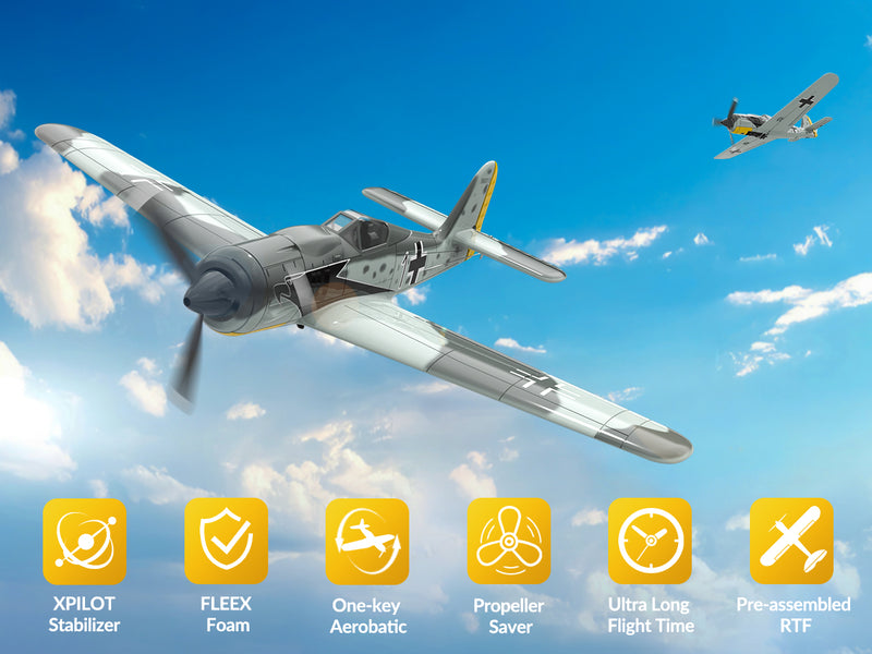 VOLANTEXRC FW190 (RTF) 4 canaux 400 mm avec 3 modes (15,7'') 76117