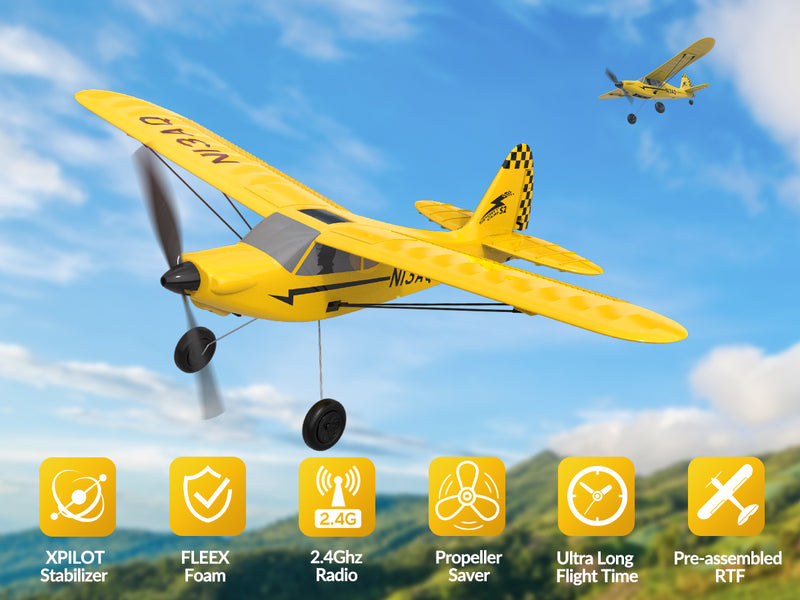 VOLANTEXRC Sport Cub (RTF) 3CH 400mm pour débutants (15.7'') 76114