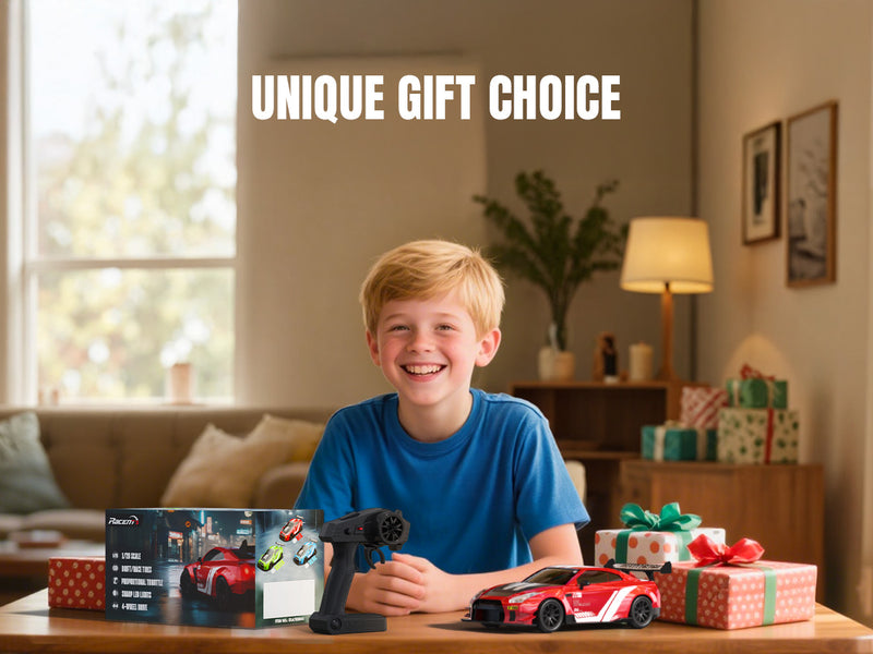 Race 1:20 RC Drift Car 4wd, 2 batteries, double moteur rouge