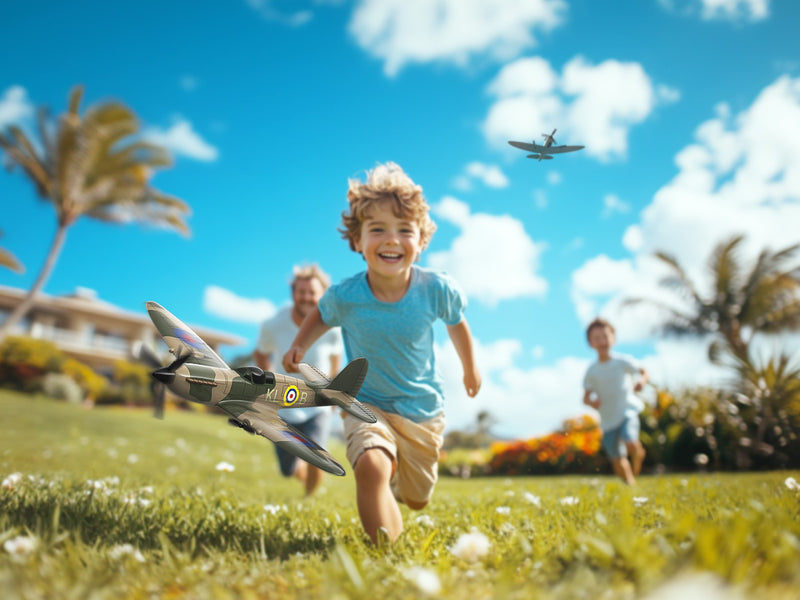 VOLANTEXRC Spitfire (RTF) 3CH 400mm avec Gyroscope (15.7'') 76205