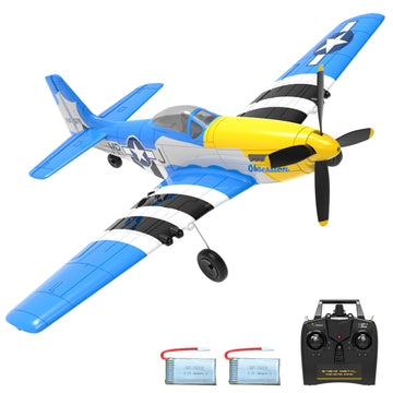 VOLANTEXRC Mustang P51 Warbird RC Airplane with Gyro Easy Fly Remote Control Plane-EXHOBBY LIMITED.