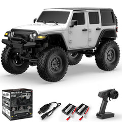 RACENT 1/24 Crawler RC Monster Truck Escalade avec lumière LED (787-1 Blanc)