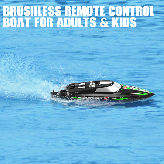 VOLANTEXRC Vector S High-Speed RC Boat with Self-Righting & Reverse Function for Pool & Lake (797-4 Brushless).