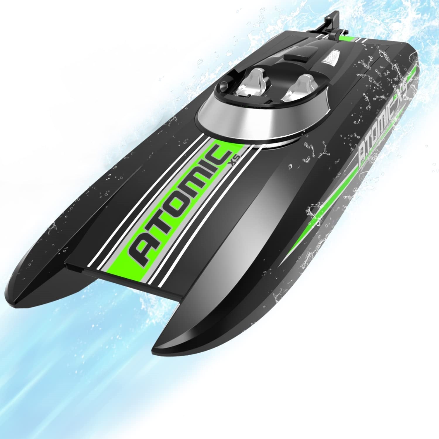 VOLANTEXRC AtomicXS Remote Control Boat for Kids Play in Pool Easy Running Great Gift Boat