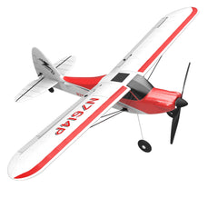 VOLANTEXRC Sport Cub 500 4Ch RC Trainer Avion w- 6-Axis Gyro One-key Aerobatic Park Flyer (761-4) RTF Rouge