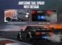 RACENT 1:16 RC Drift Car, 2.4Ghz 4WD 18KM/H Remote Control Car with Spray Mist, 2 Batteries