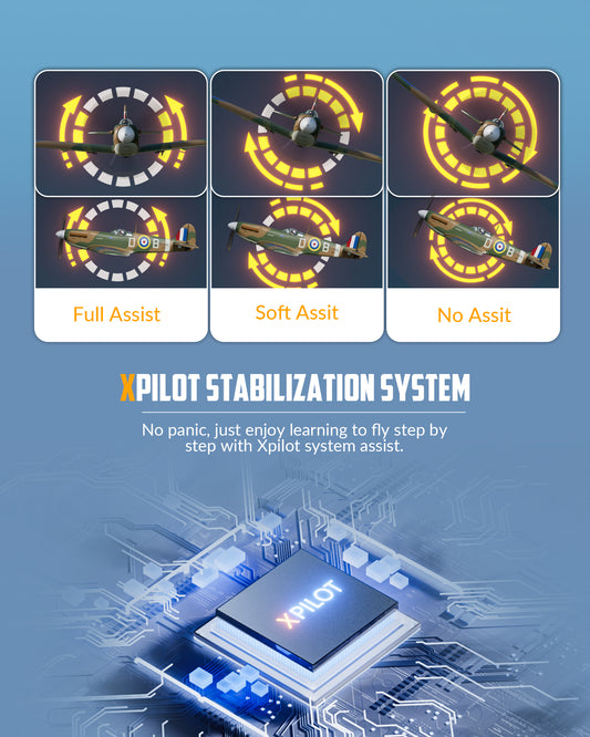 (PRE SALE)VOLANTEXRC 500MM Spitfire 4CH Brushless High Speed 76805