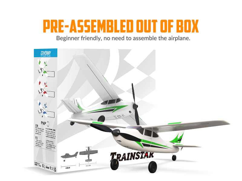 VOLANTEXRC Trainstar Mini (RTF) 3CH 400mm for Beginners (15.7'') 76101 Green