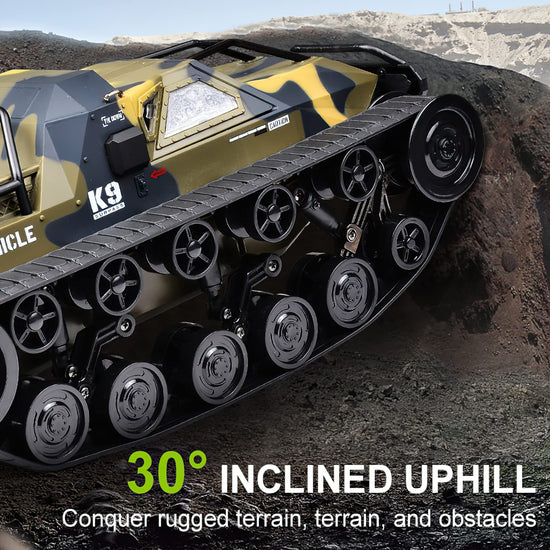 RACENT 1:12 Scale High Speed All Terrain Tank (Yellow)-EXHOBBY LIMITED.