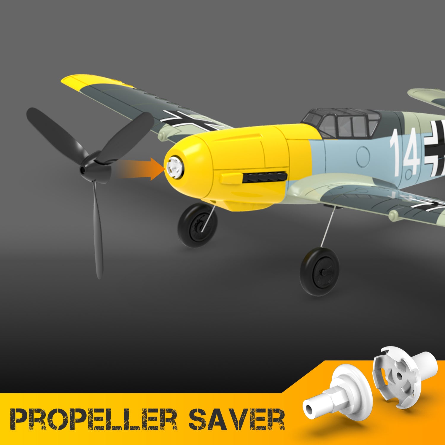 BF109 RC Warbird Airplane-EXHOBBY